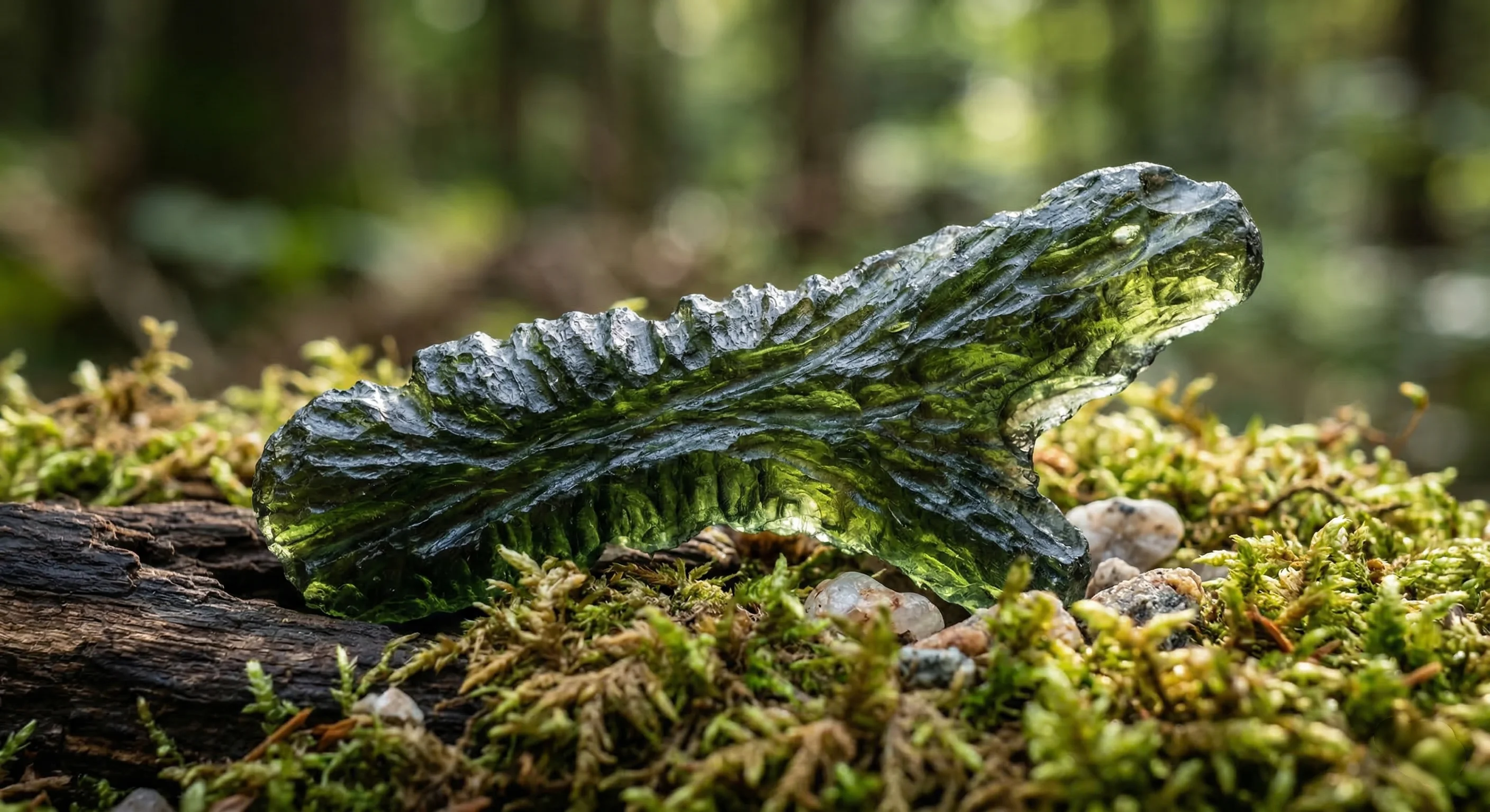 The Glass Replica Library: Educational Guide to Fake Moldavite Types